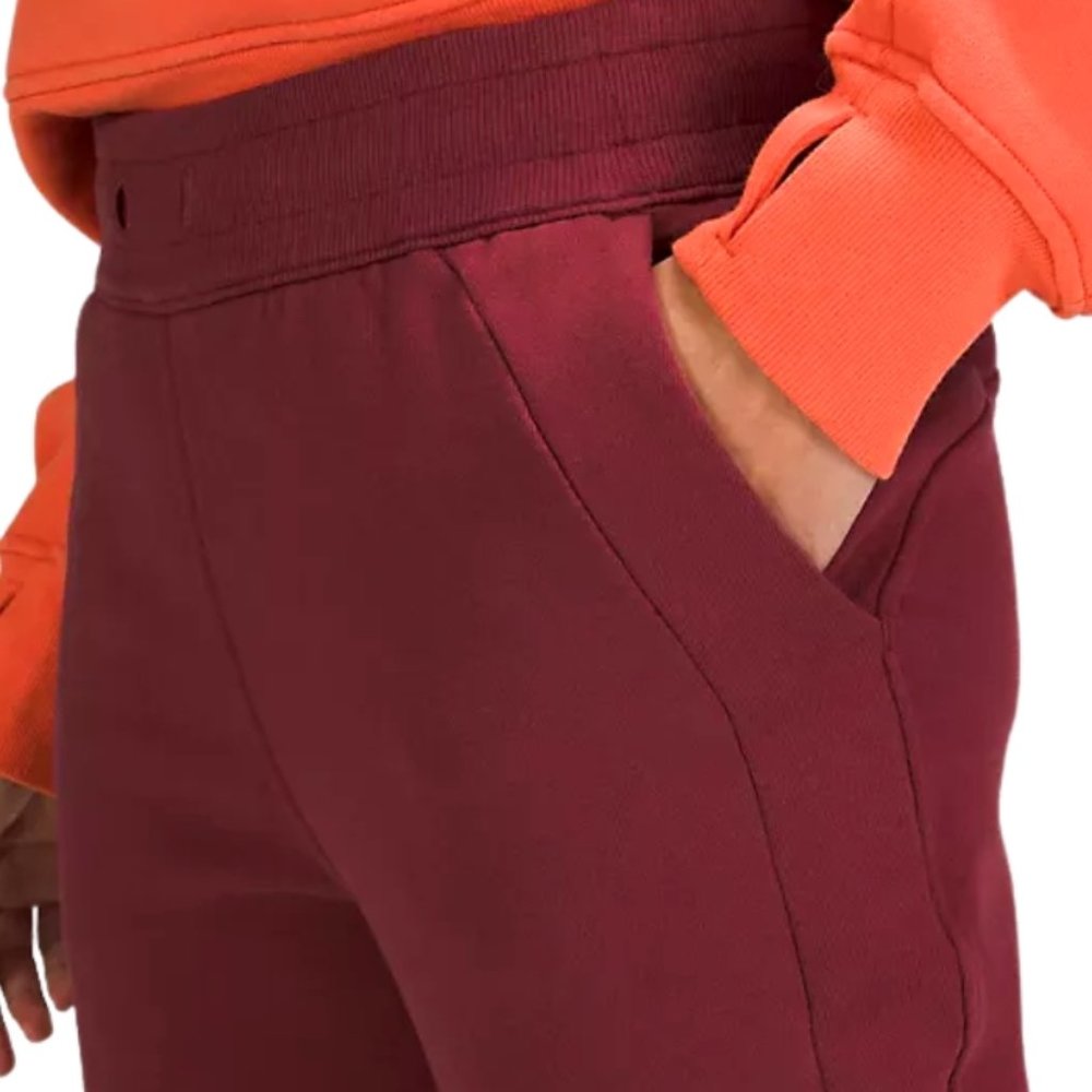 Lululemon Women's Scuba High Rise Jogger Size 12 Full Length Mulled Wine NWT - Picture 4 of 5